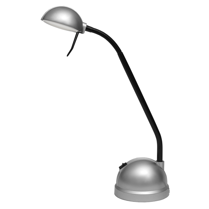 LED Stolní lampa ECOLITE SPEKTRA L460-LED/STR 8W - stříbrná